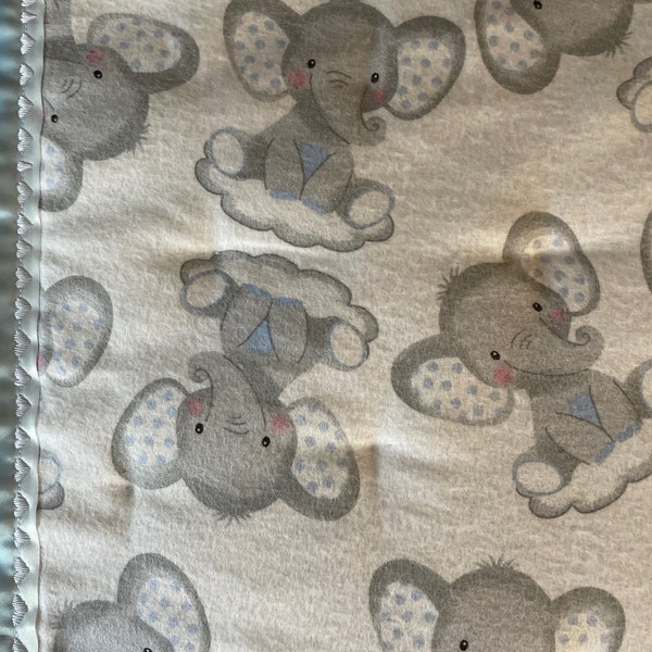 White Clouds on Blue Blanket Etsy