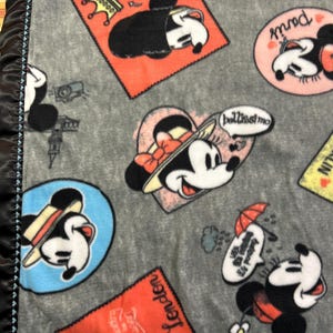 International Mickey and Minnie Fleece Blanket
