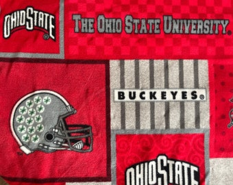 Ohio State University Buckeyes Fleece Blanket