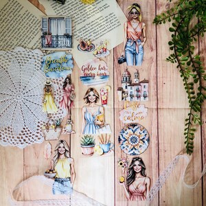 薔薇とレースのジャンクジャーナル・雑記帳　My Sisters Journalsay - Etsy 日本