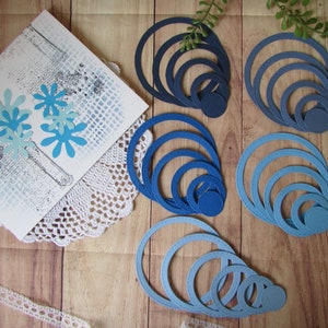 Pack de 30 cadres die cuts découpe en papier cartonné 216g pour art journal, scrapbooking, journaling, junk journal, journal