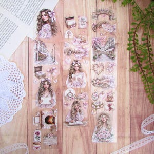 Cinta adhesiva de 7 x 100 cm. Letras bonitas, diario de arte, diario, diario basura, diario creativo, scrapbooking.