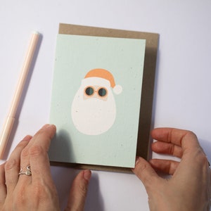 Père Noël - Carte de vœux en papier ensemencé plantable