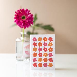 Flower power - Carte de voeux en papier graines pour plantes