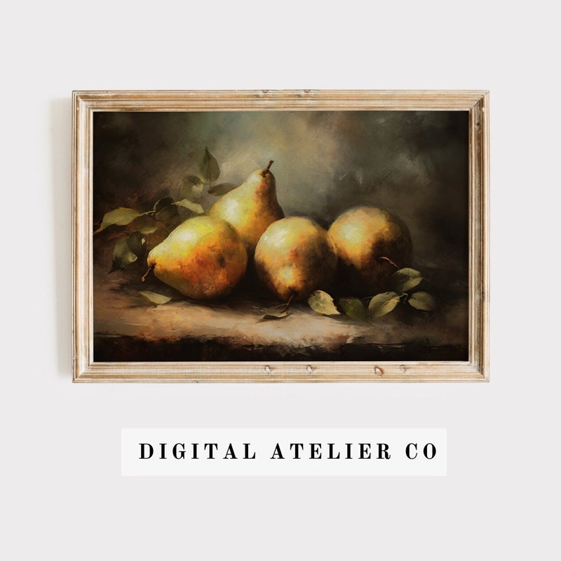 Framed Vintage Fruit Print main image 1