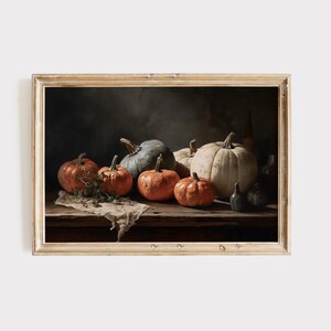 Fall print Pumpkin Still life wall art decor for Kitchen art print, Autumn Food Vegetable print 2234