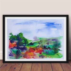 オリジナル水彩画風景画