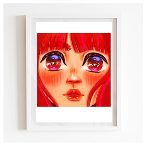 Digital Anime print, Anime poster, Anime printable artwork, Arima portrait, Manga Portrait Art, Anime gift