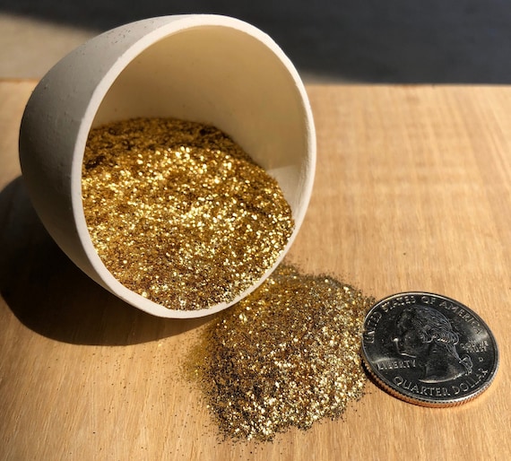 Gold Brass Flakes, Genuine Gold Brass Metal Flakes, Inlay Material, Resin  Art Material, Epoxy Additive 