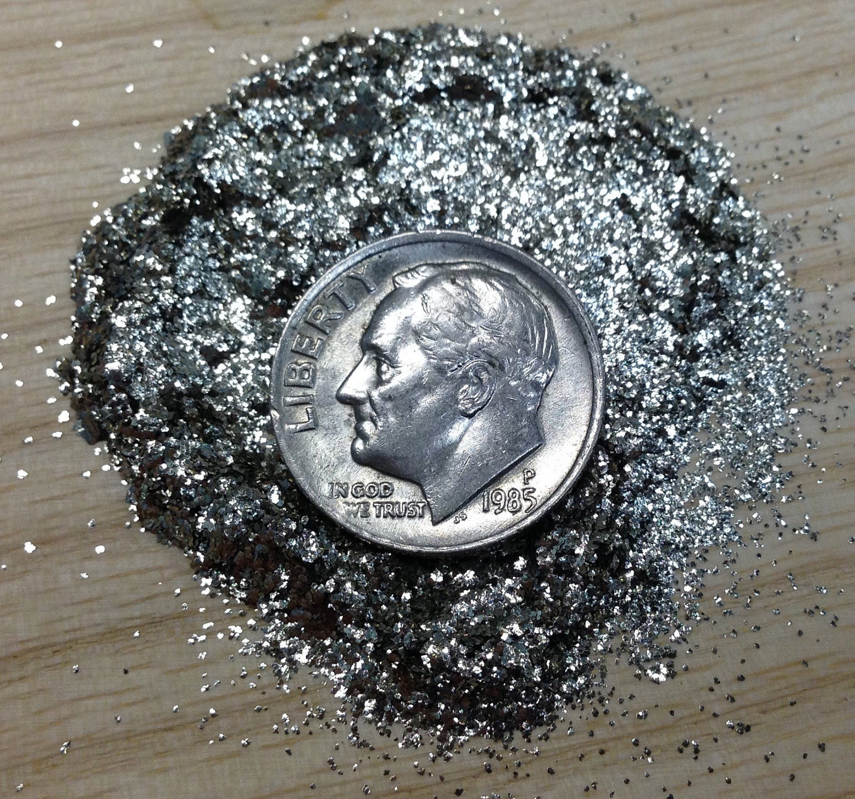 White Brass Metal Flakes Inlay Material Resin Additive Etsy