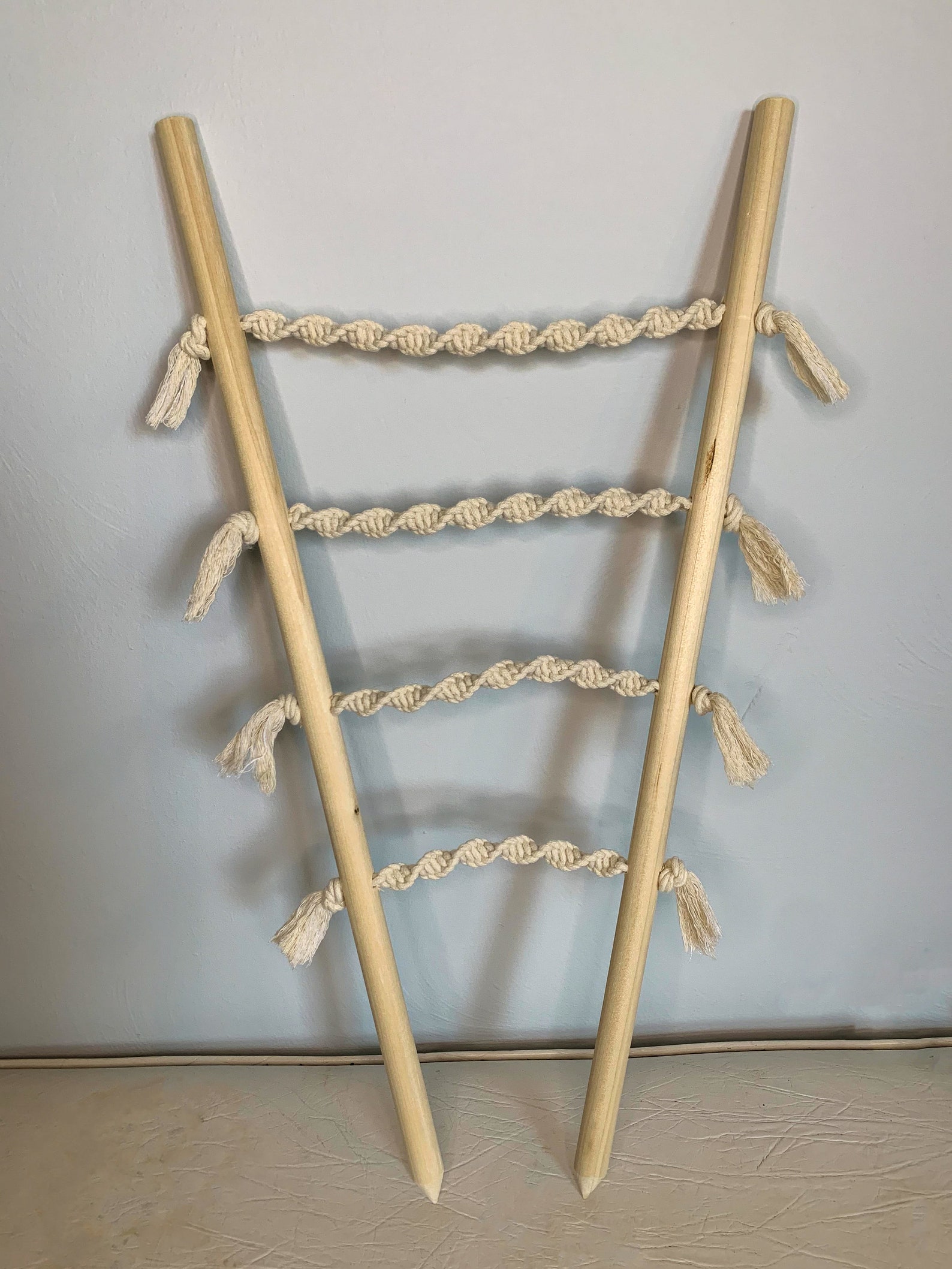 Macrame Plant Trellis Handmade Natural Trellis for Plants Etsy