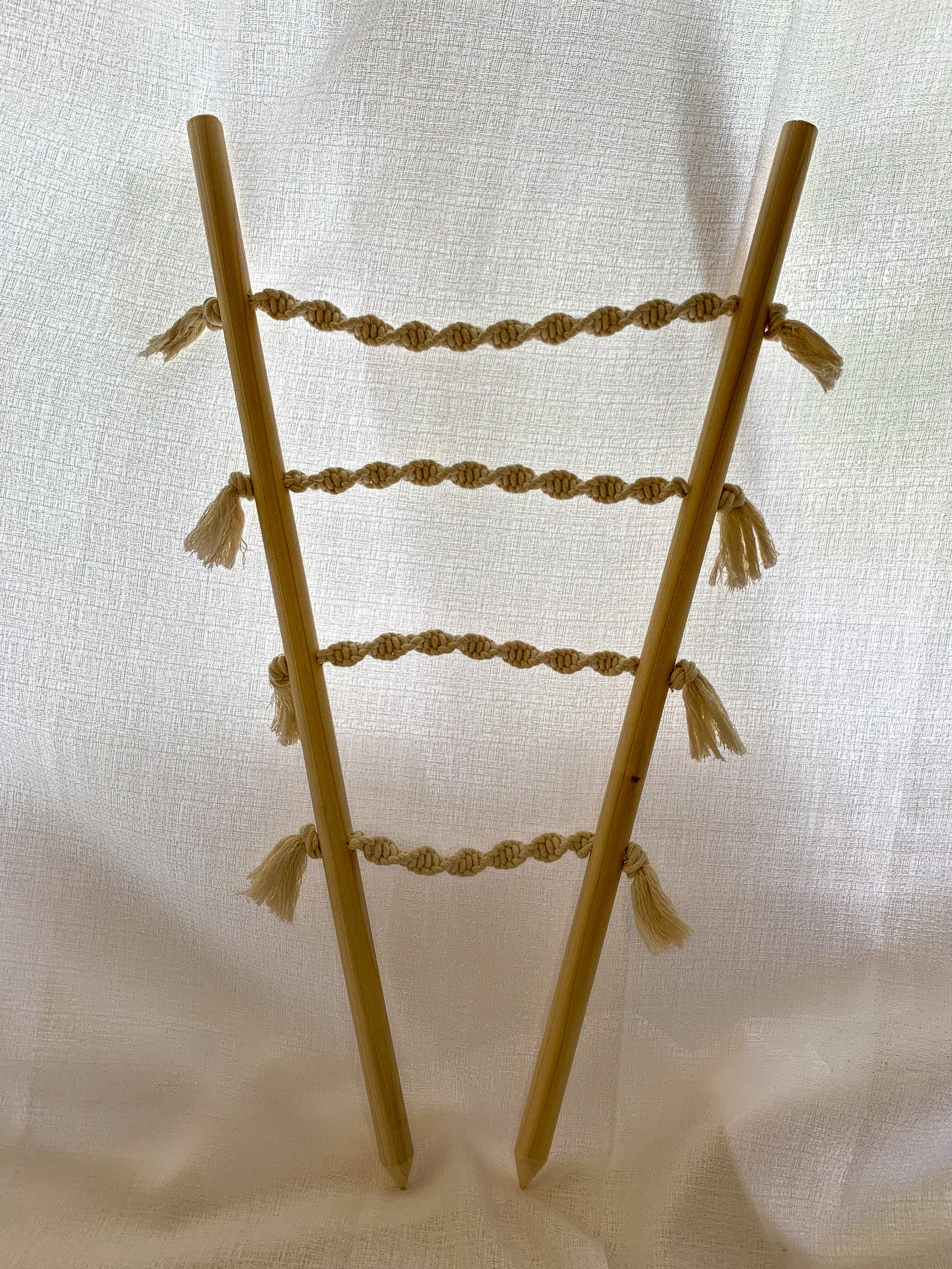 Macrame Plant Trellis Handmade Natural Trellis for Plants Etsy