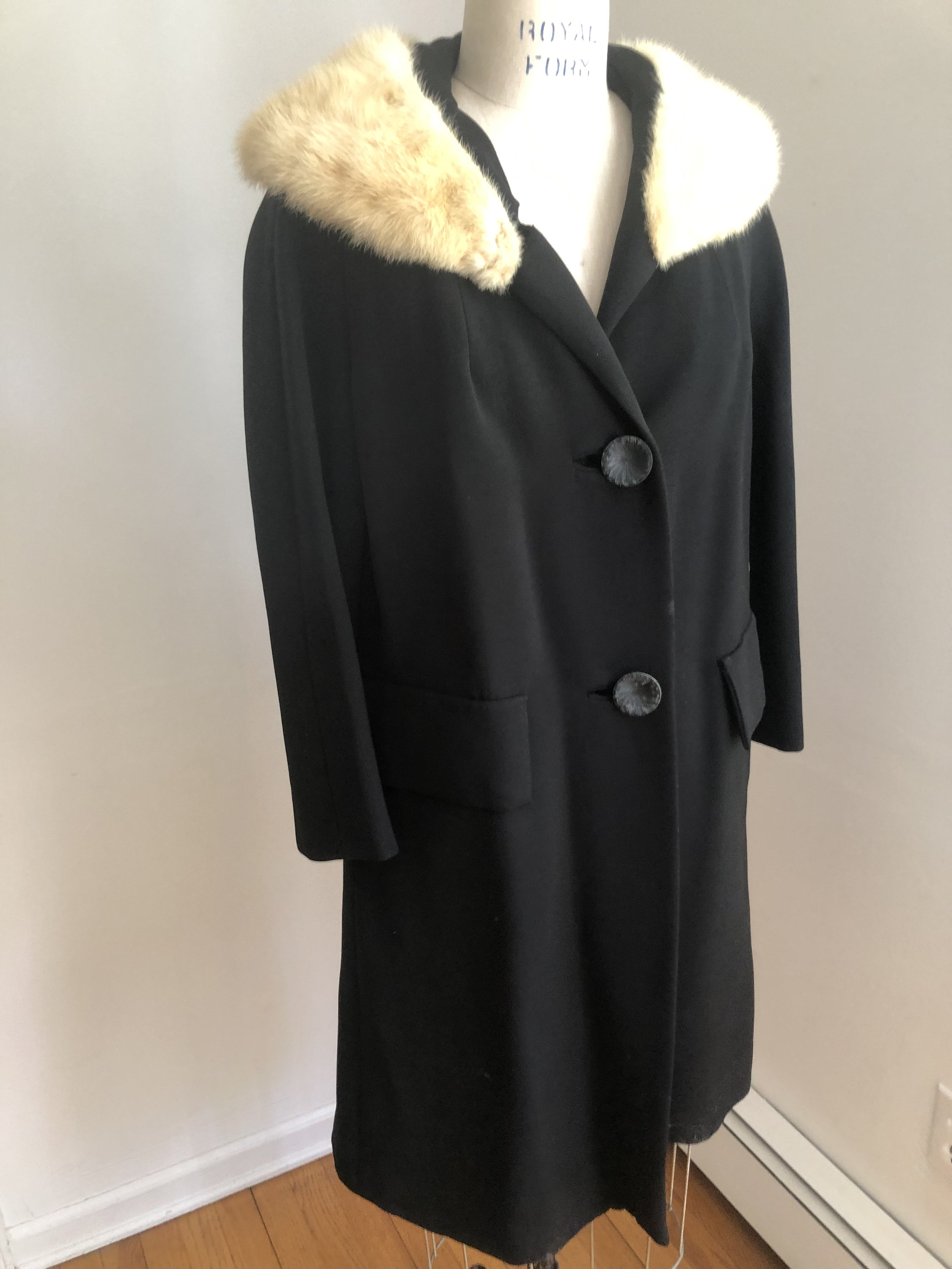 Fall 2013 Black Wool Coat
