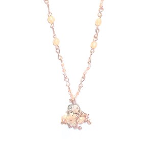 Fairy Blush Bouquet Necklace-