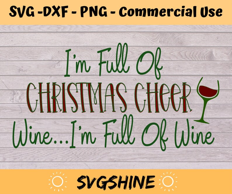 Download Funny Christmas Cheer Wine SVG Cut File Adult Alcohol ...