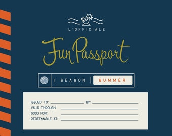 Fun Passport A7 Greeting Card