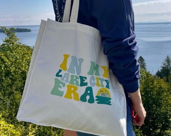 In My Lake City Era Tote | Welcome to Plattsburgh The Lake City | SUNY Plattsburgh | Lake Champlain | North Country | NoCo | Champ |Reusable