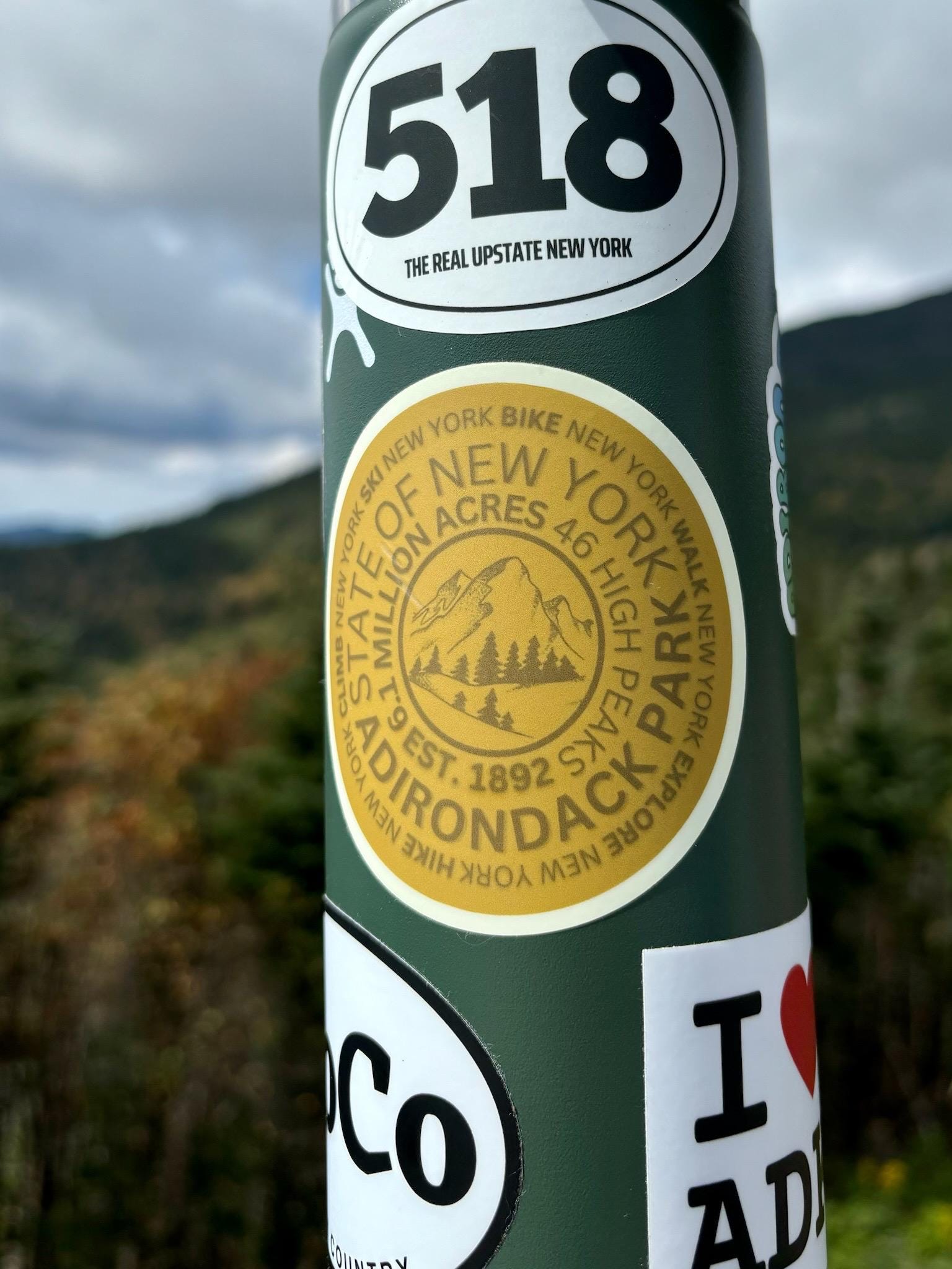 Adirondack Mountain Marker Sticker: ADK Hiker Gift - Etsy