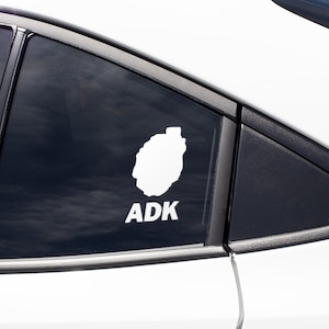 Adirondack Park Outline Vinyl Sticker | Vinyl Aufkleber | ADK Geschenke | Keene Valley | Lake Placid | Adirondacks | Whiteface | New York State Park