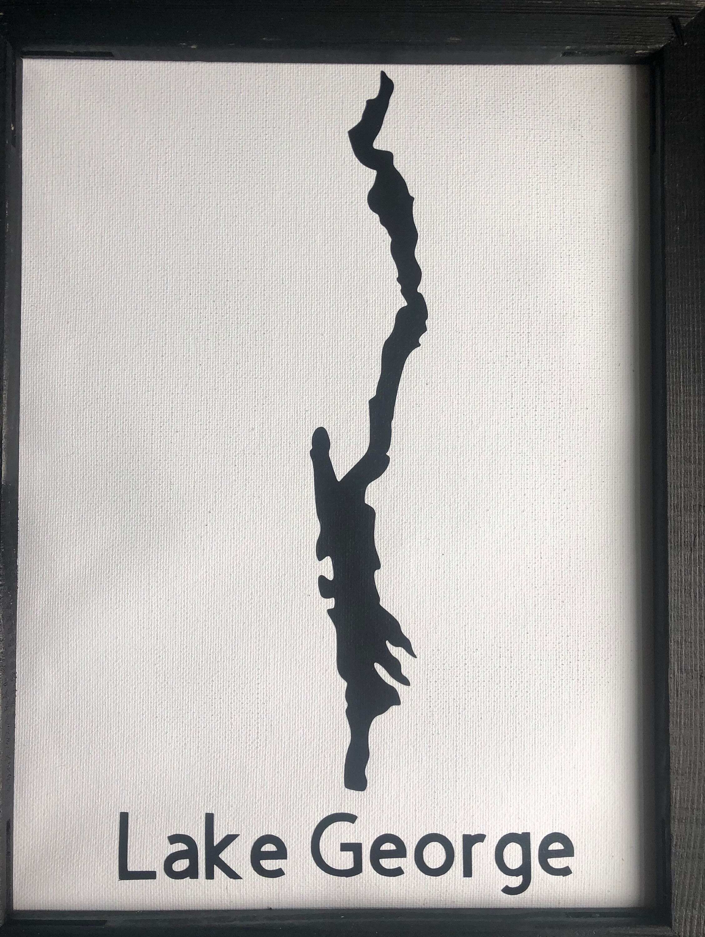 Custom Lake Canvas Present or Gift Personalized Lake Etsy