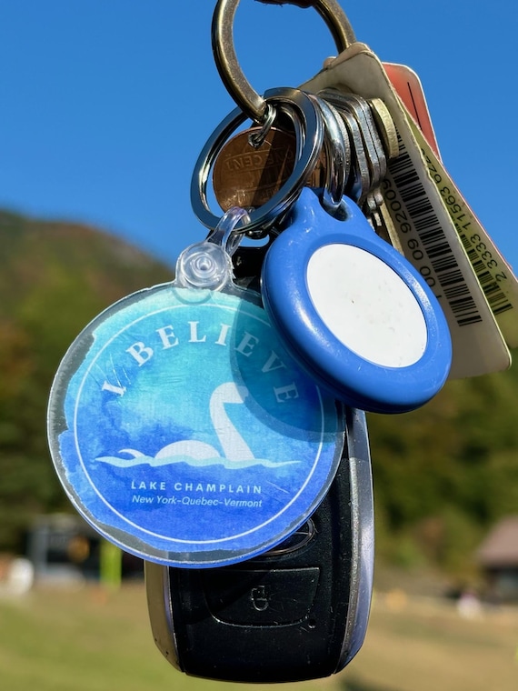 Lake Champlain Champy Keychain: I Believe Lake Monster Sticker