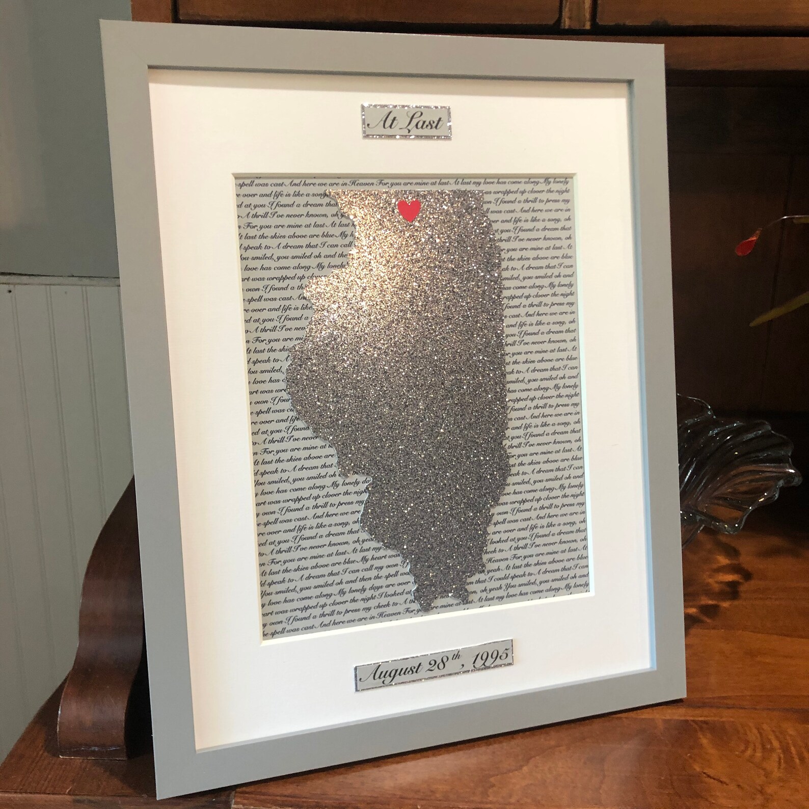 Custom Traditional 25th Wedding or Anniversary Present - Etsy