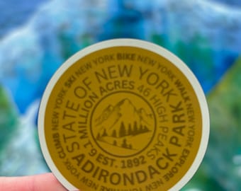Imán marcador de montaña Adirondack: regalo de senderismo ADK