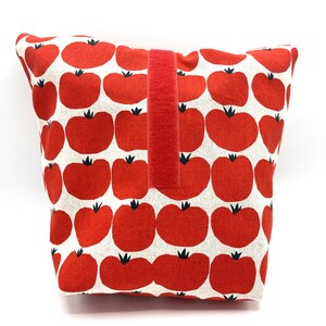 Lunchbag mit Tomatenmotiv by Evisewing