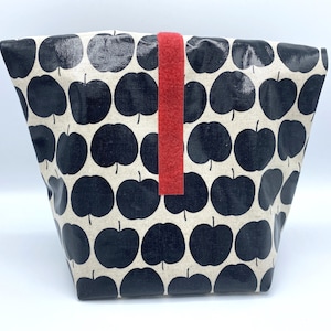 Lunchbag mit Apfelmotiv by Evisewing