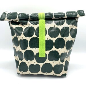 Lunchbag mit Apfelmotiv by Evisewing