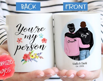 Couples Mug - Personalized Couples Mug, Custom Couple Mug, Couple Gifts, Personalized Mug - Valentines Day Gift - Valentines Gift