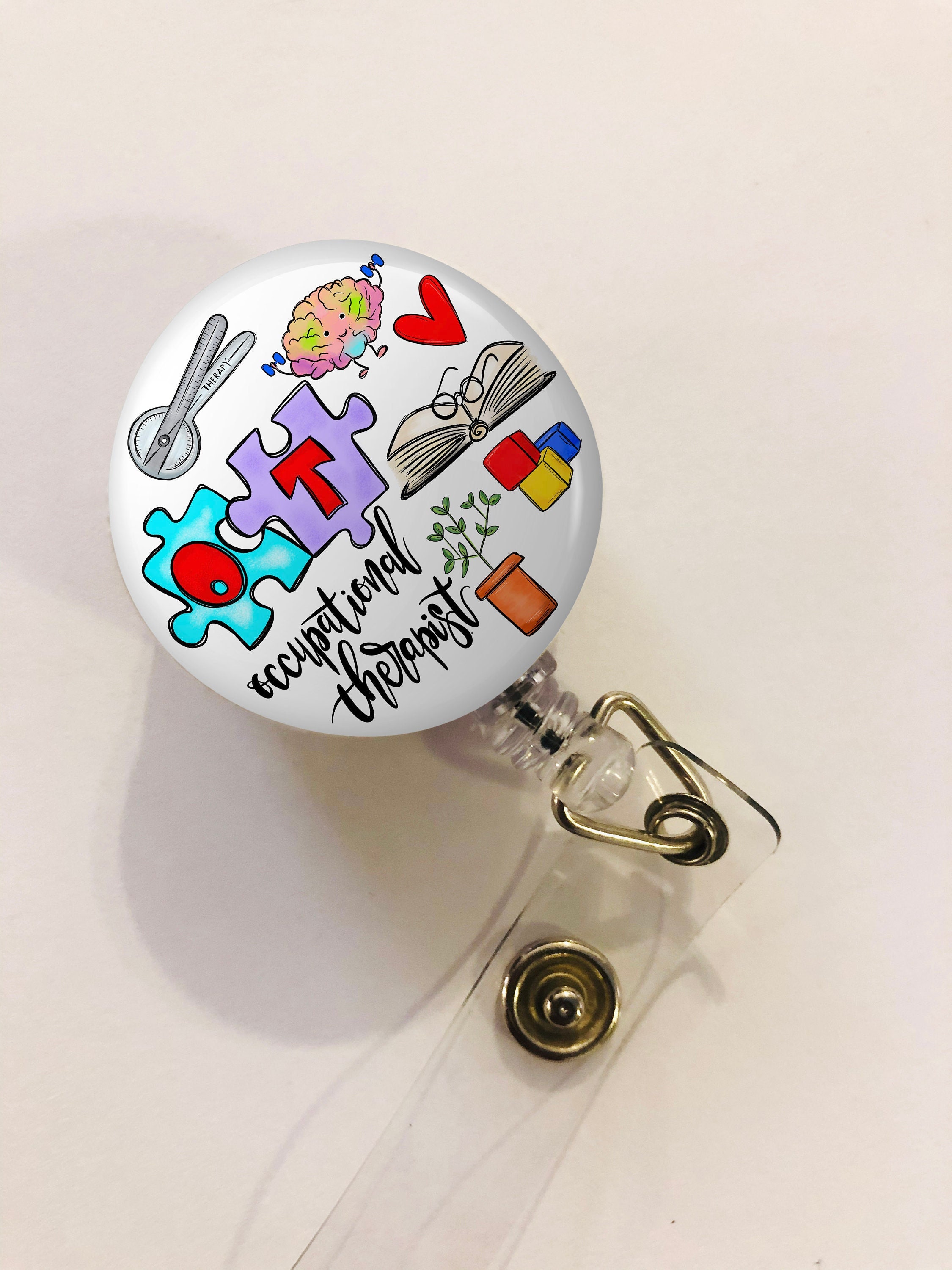 Physical Therapy Adds Life to Days! Retractable ID Badge Reel • Physical Therapist Gift Graduation • Custom Swappable • Swapfinity