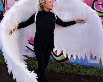 Huge Angel Wings Costume, White Angel Wings for Event