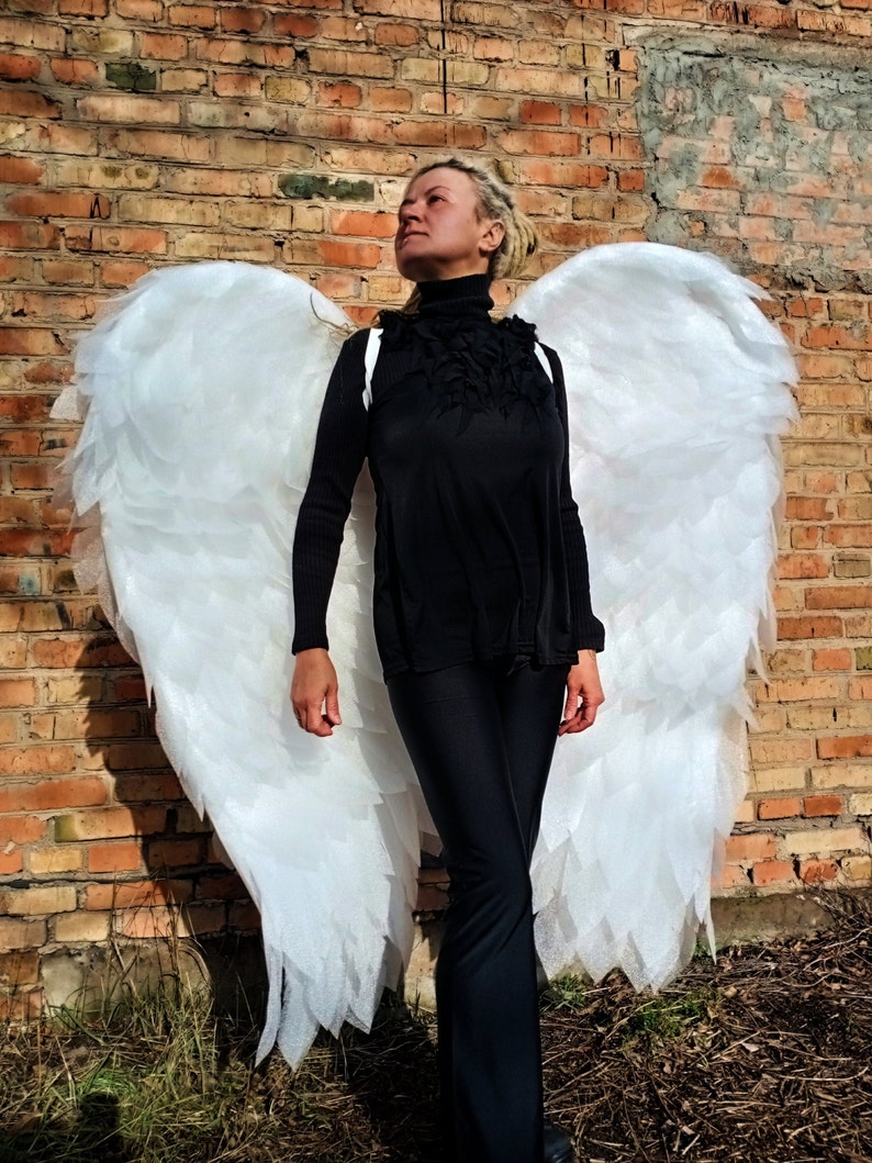 Wings Angel Costume Adult Angel Wings Carnival Clothing Etsy
