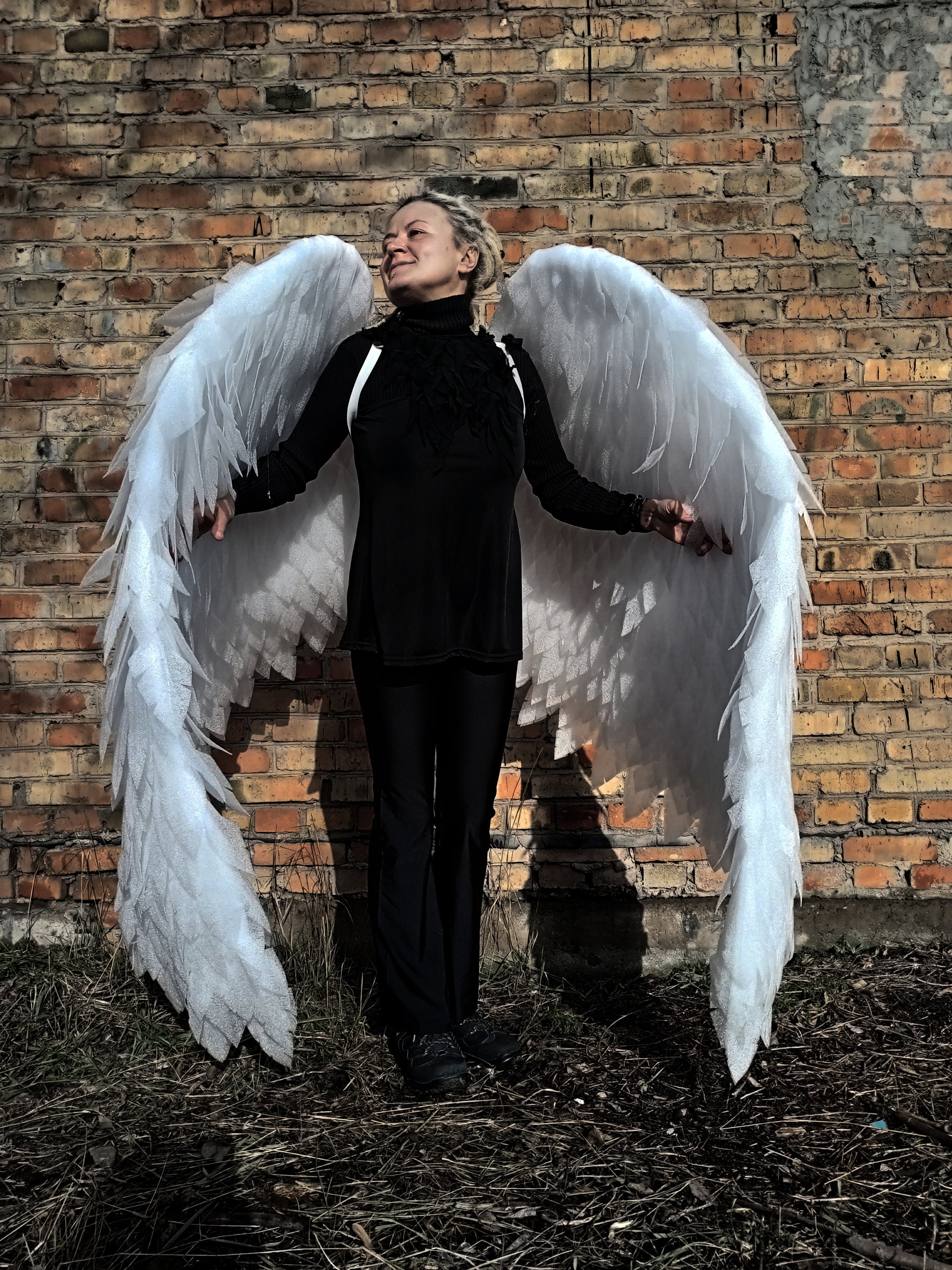 White Angel Wings Costume White Angel Cosplay Large Wings Etsy