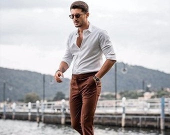 Groomsmen Pants - Etsy UK