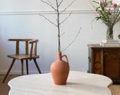 Vintage Ceramic Vessel in Terracotta