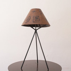 Artisan Postmodern Rusted Table Lamp, South Africa 1990s