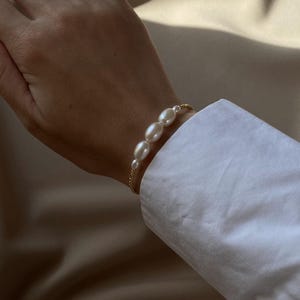 Baroque Pearl Beaded Bracelet