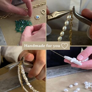 Adjustable Gold Lariat Necklace, Non Tarnish Bolo Tie & Hoop Earrings Set image 7