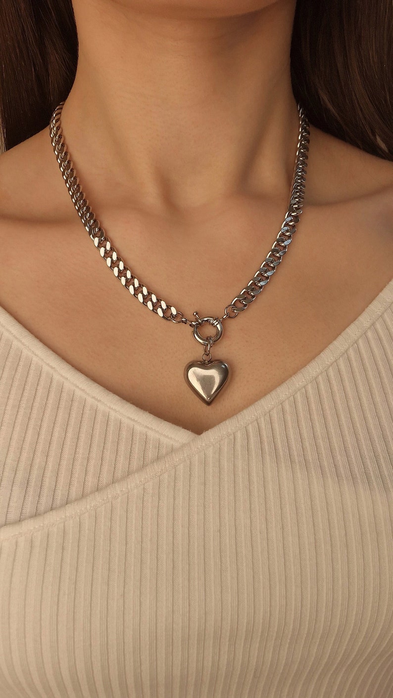 chunky silver chain