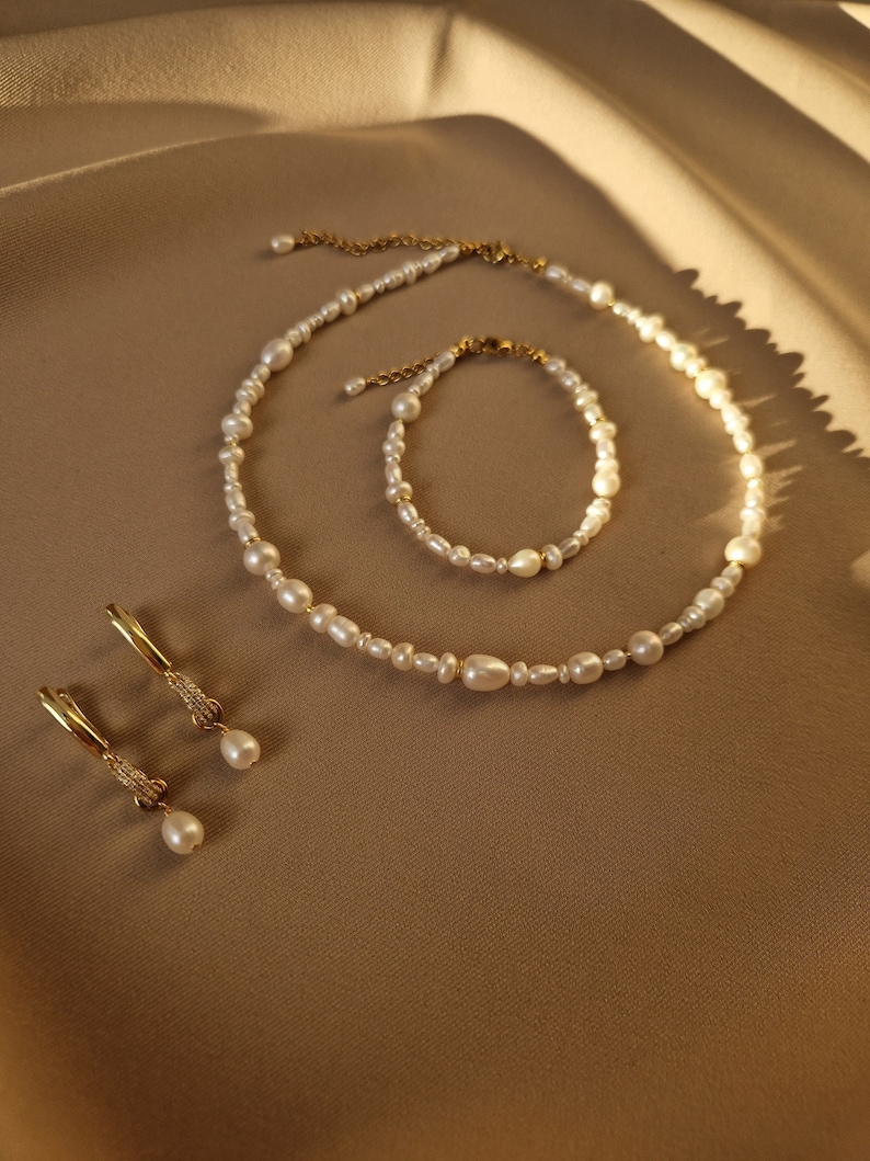 pearl jewelry set