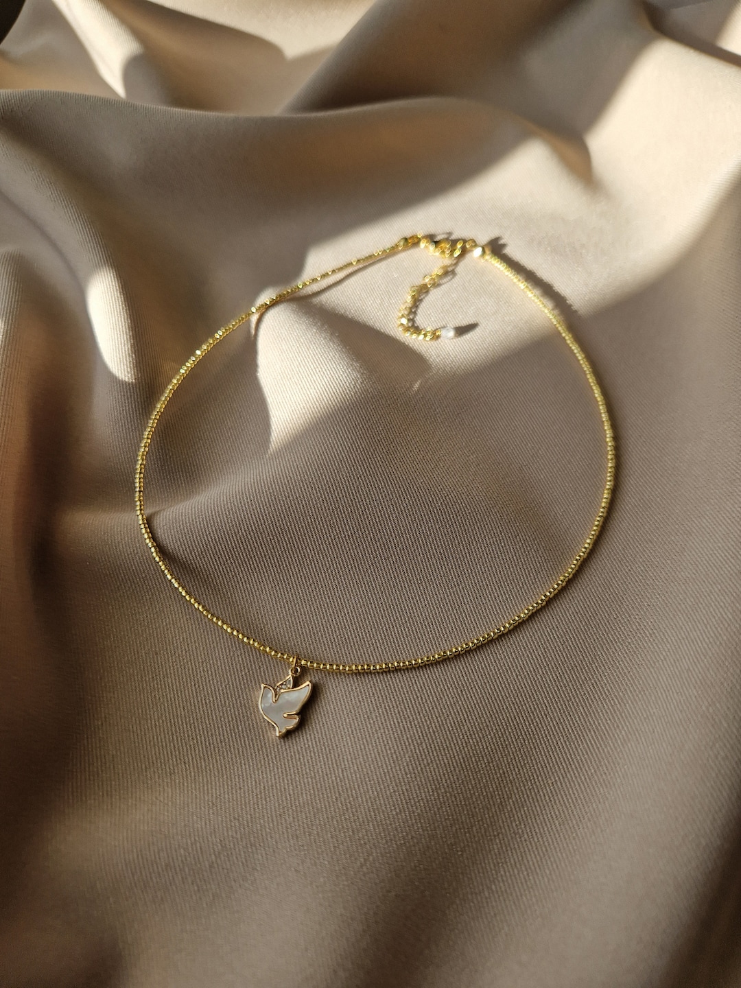 Jolene Bird Multi-Strand Sleeping Beauty Necklace with Mother-of-Pearl