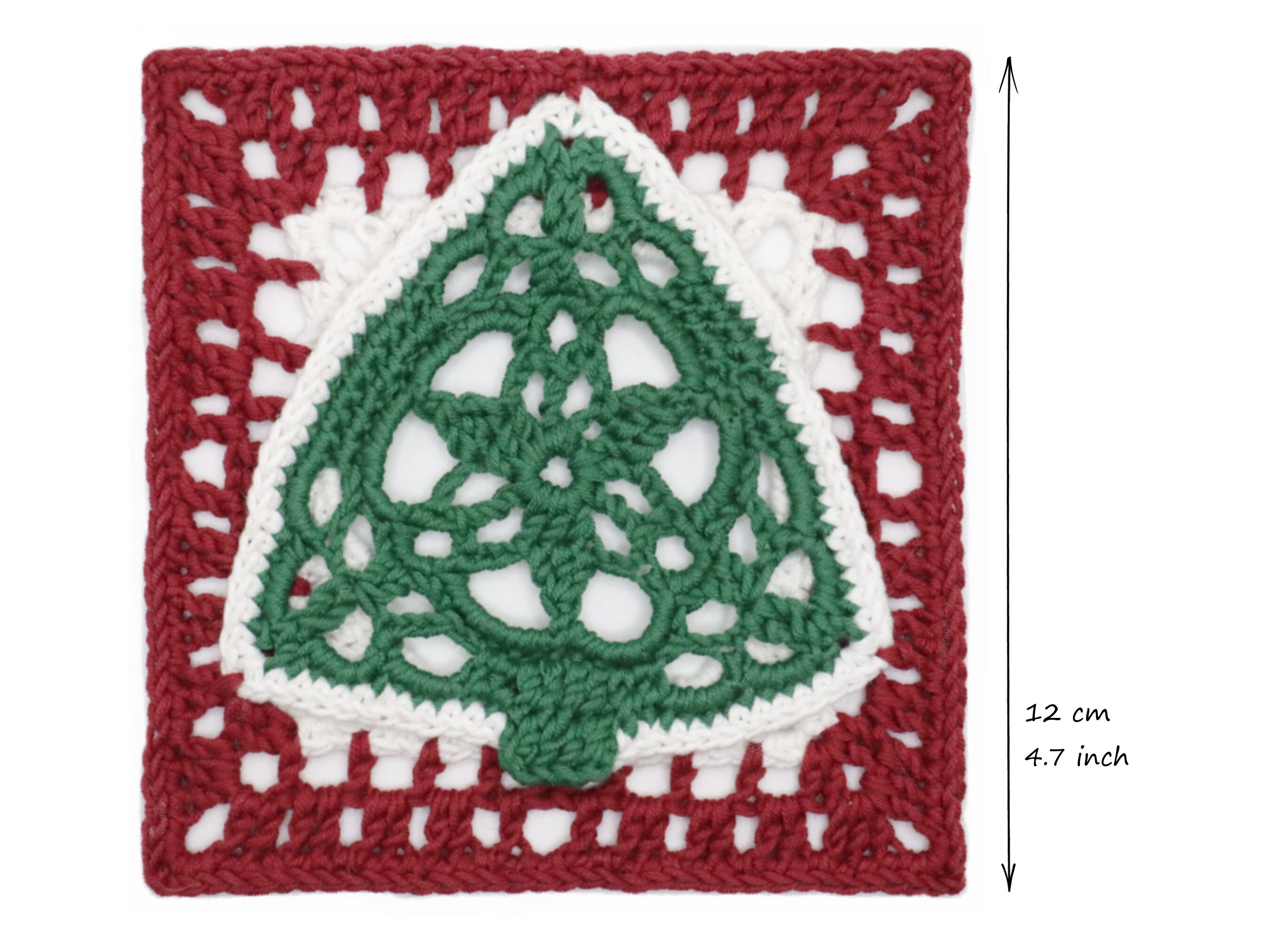 PATTERN Christmas Tree Granny Square Christmas Tree PDF Crochet Pattern ...