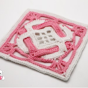 Haakpatroon Keltisch oma-vierkant: fototutorial en diagram (pdf-download)