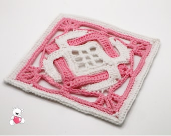 Celtic Granny Square Crochet Pattern: Photo Tutorial & Diagram (PDF Download)