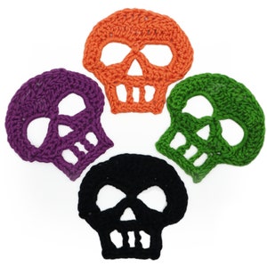 PATTERN Skull - Halloween Decoration- Crochet - PDF Crochet Pattern with Photo Tutorial and Diagram- Digital download
