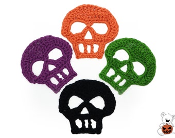 Crochet Skull Pattern: Halloween Decoration PDF (Digital Download)