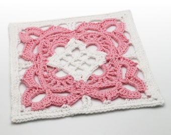 MOTIF celtique grand-mère carré - grand-mère carré - motif au crochet PDF avec tutoriel photo et schéma - téléchargement numérique
