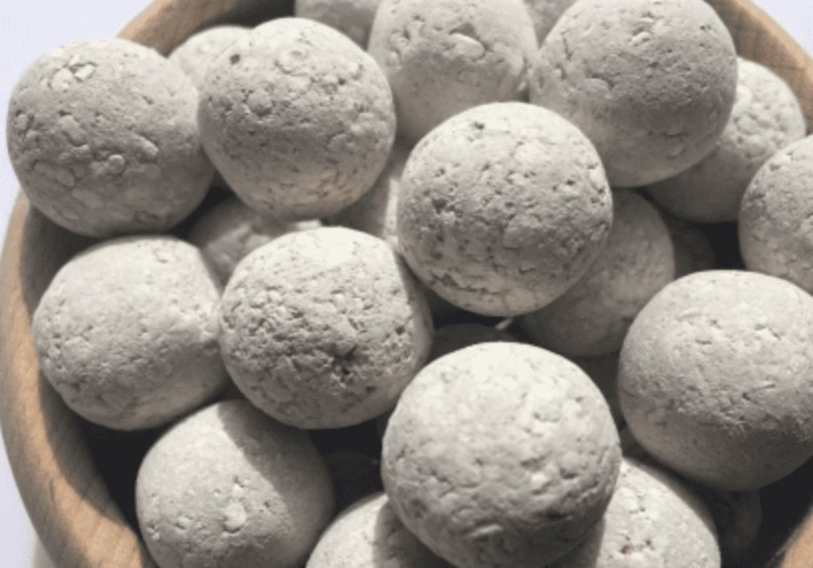 GRAY Edible Chalk Balls Edible Balls with GRAY clay and chalk Etsy